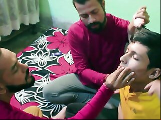 hottest threesome gay sex  